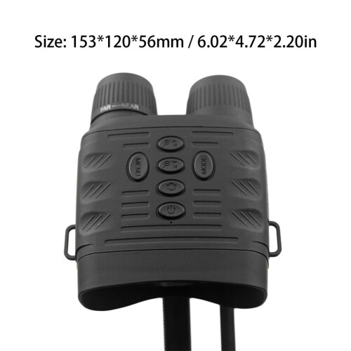 Jumelles infrarouges 4K rechargeables, écran 3 pouces, 7 niveaux IR, câble USB 1