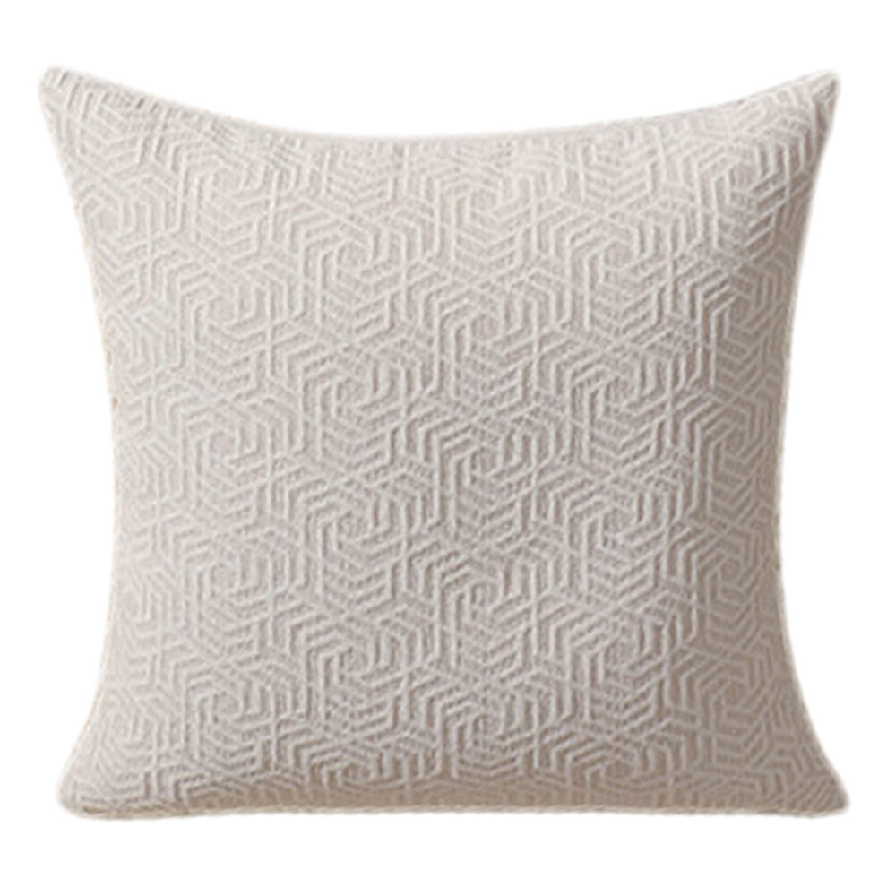Couch Throw Pillow Cover, Decorative Soft Chenilles Solid-D 1