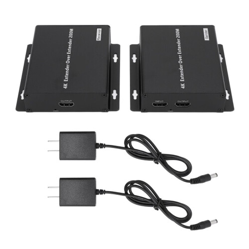 4K HD Multimedia Interface Extender, 200 m Ethernet-Kabel, US-Stecker 1
