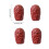 50pcs Realistic Jujube Plastic Fruit Model Decoration for Home 3