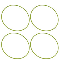 18 inch aluminium velgbeschermer - Zelfklevende groene ring