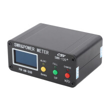 SWR-120 1,8–50 MHz Tragbares digitales Stehwellenmessgerät mit OLED-Display, 0,5–120 W
