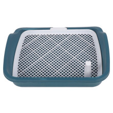Draagbare hondenplasbak voor kleine honden, blauw, 54x45x13cm