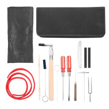 Klavierstimmset mit Hammer, Lineal, Tasche und Schraubendreher, Ahorn & Metall