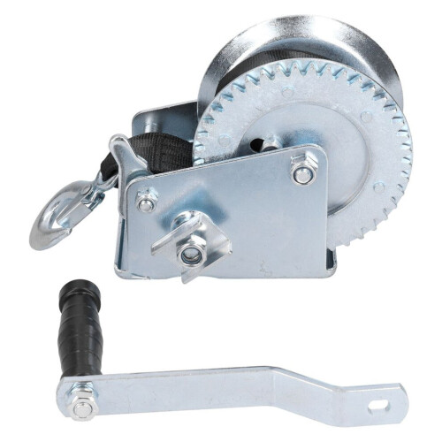 Easy Install 1200LBS Trailer Winch with 8M Strap & Brake Handle 1