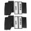 Rolling Under Bed Storage Container 80x43.5x16cm 2pcs Black 3