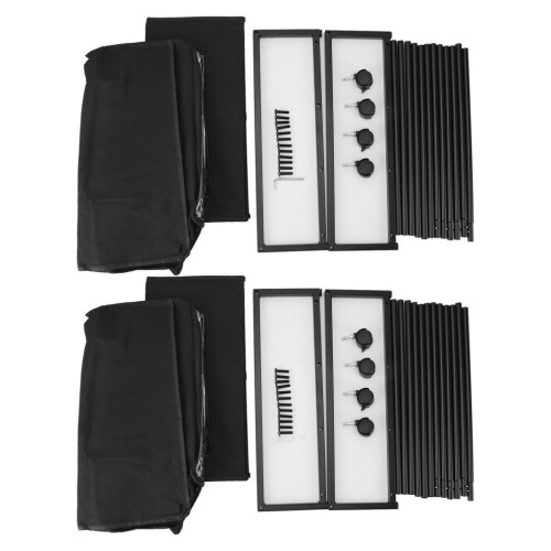 Rolling Under Bed Storage Container 80x43.5x16cm 2pcs Black 2