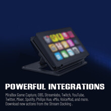 Stream Deck Studio-Controller mit 15 programmierbaren Tasten und Multifunktionsbildschirm für PC