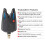 Wireless Fish Alarm Set with LED Receiver, 200m Range, Waterproof 4