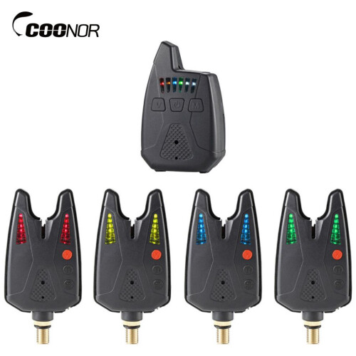 Wireless Fish Alarm Set with LED Receiver, 200m Range, Waterproof 2