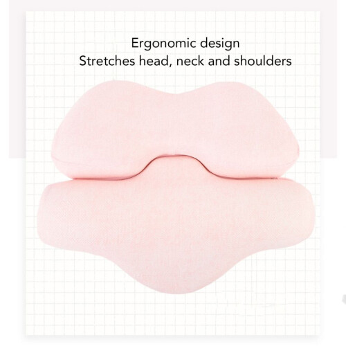 Memory Foam Neck Pillow Ergonomic Support Cushion 48x42x10cm 2