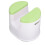 Thickened Plastic Shower Stool 29.5x42cm Non-Slip Light Green 1