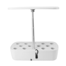 Automatiskt hydroponiskt system 12 kapslar med LED-ljus och vattenkontroll