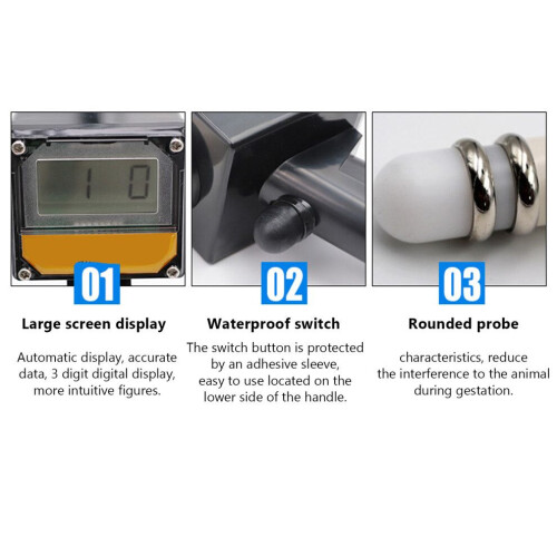 Waterproof Pig Ovulation Detector for Livestock, Accurate Estrus Testing 2