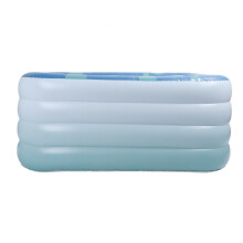 Verdicktes PVC, faltbarer, aufblasbarer Pool, 1,4 m rechteckig, für Kinder und Erwachsene