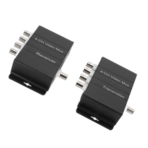 Video Multiplexer 4 HD Channels Over Coaxial - Long Range 400M