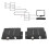 Video Multiplexer 4 HD Channels Over Coaxial - Long Range 400M 4