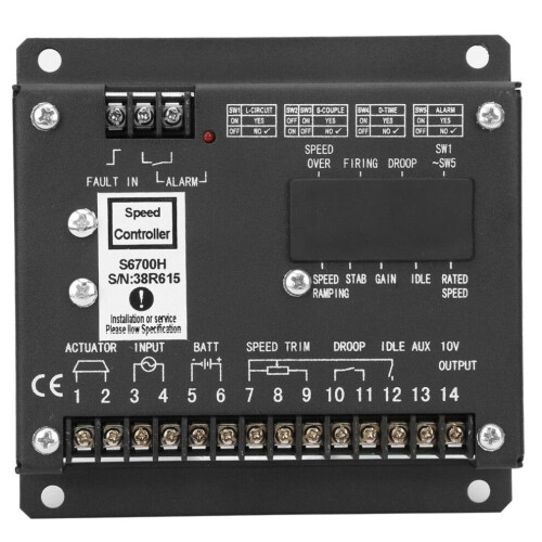 S6700H Electronic Speed Controller for Cummins Generator, Precision Control 1