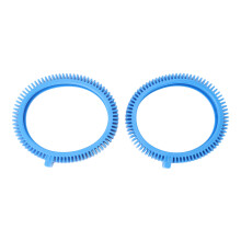 Kit de neumáticos de repuesto para limpiadores de piscinas Super Hump Tread Construcción de caucho resistente Instalación sencilla Evita