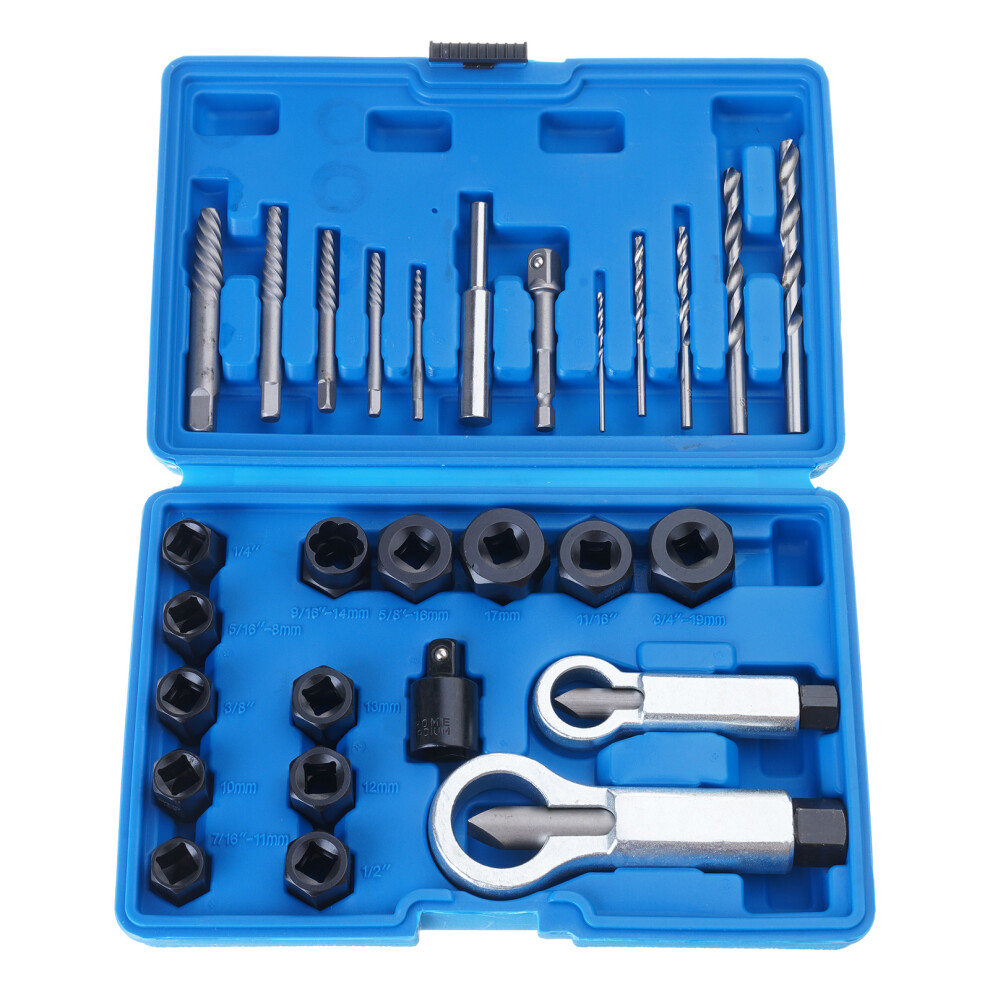 28Piece/Set Multifunctional Impact Bolt Nut Remover Set Nut 7754000751297