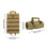 Tool Roll Up Bag Organizers with 2Detachable Pouch-Dark Gray 4