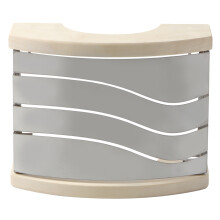 Hittebestendige saunalampenkap, robuust en hittebestendig, accessoires voor saunaverlichting in de spa, roestvrij staal en hout.