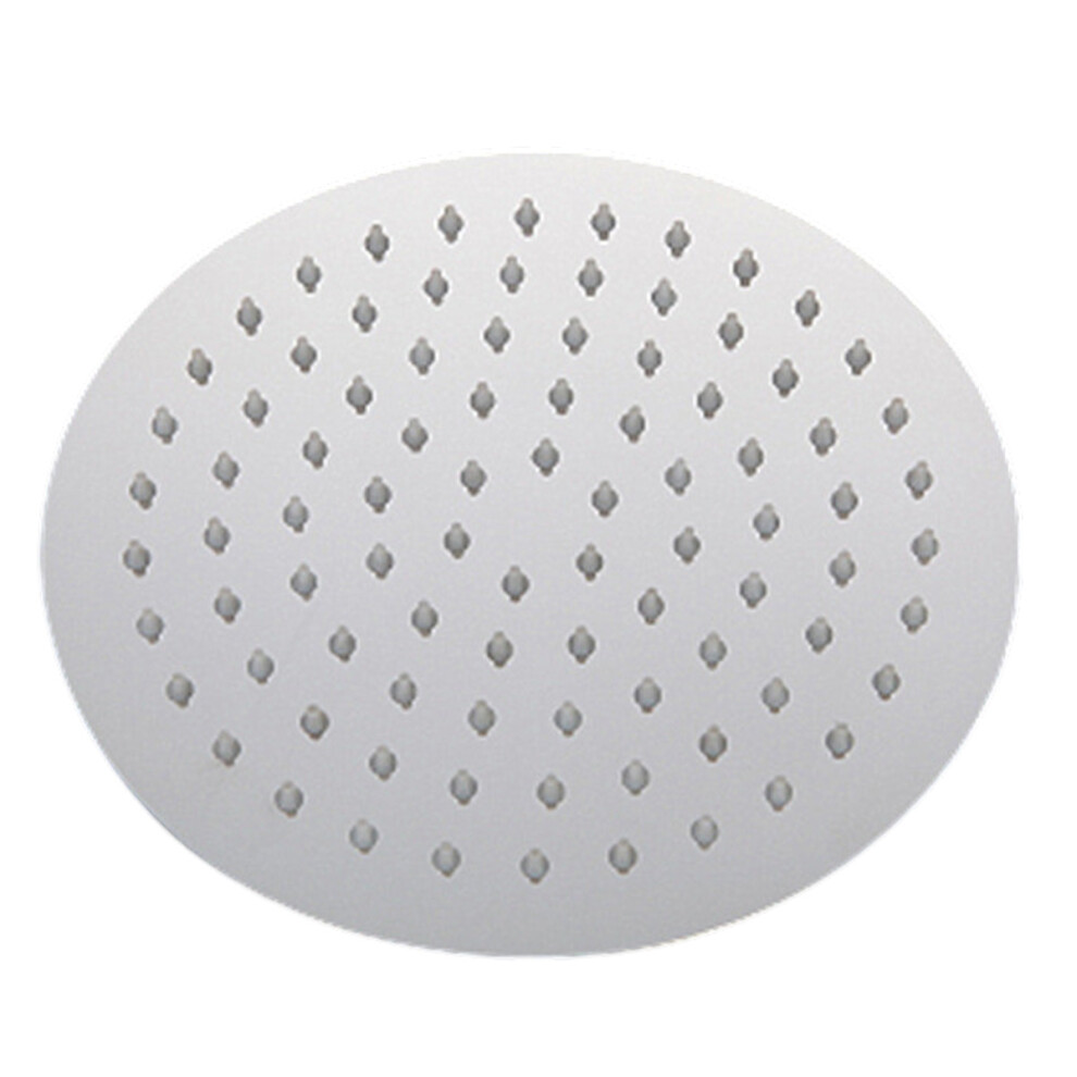 Luxury Ultra Thin Rain Shower Head With Solid Brass Connector For An Unmatched Shower Experience, High Pressure 20X20cm Steel Waterfall Head In Sleek 9060116663767