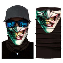 Bandana senza cuciture per il viso, multifunzionale, ideale per sport all'aria aperta, scaldacollo alla moda con protezione solare UV, in microfibra