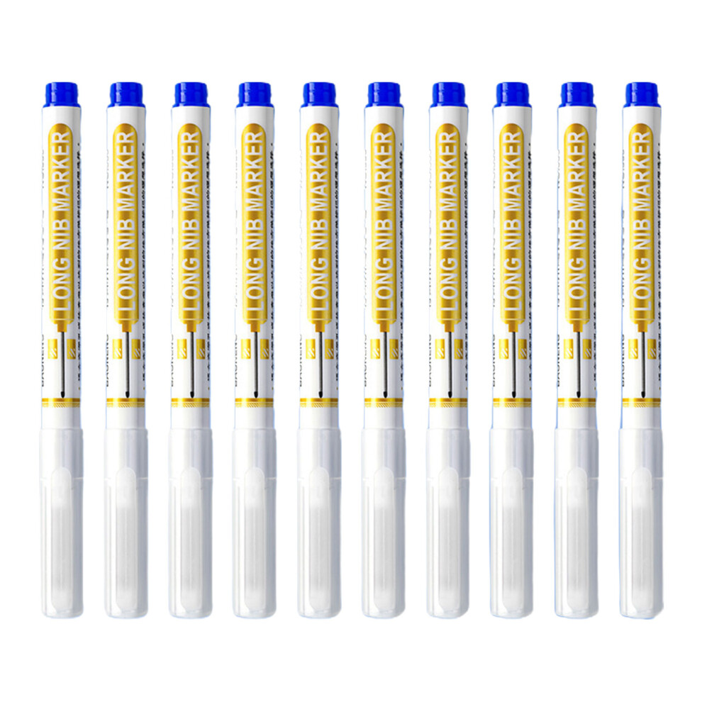 Colorful Carpenter Ink Marker Pens Long Nose Pens For-Blue 7754000752935
