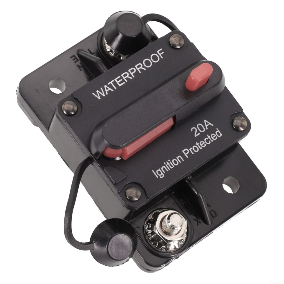 20A Circuit Breaker Manual Reset Switch For Safe Use In Solar Power Applications Pv System Compatible 9339159576670
