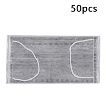 Ultimat säkerhetskit, elastiska öronöglemasker, nonwoven3 lager, engångsmasker för dagligt skydd (50 st)