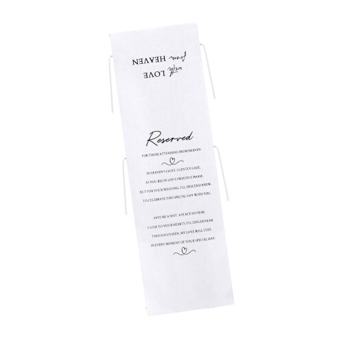 Sophisticated Wedding Seat Indicators Frosted Fabric-1 A