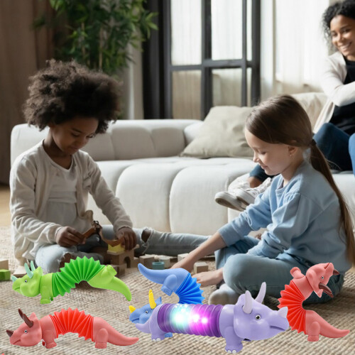 Dehnbare Schläuche mit Cartoon-Dinosaurier und 2