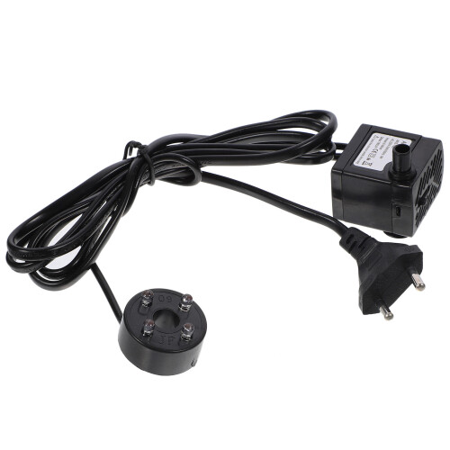 Energy-Saving Water Fountain Pump Black with Adjustable Flow Rate 2