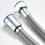Σωλήνας ντους με φινίρισμα Chic Brushed Nickel, εξαιρετικά μακρύς για μπάνιο και 4