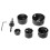 6Pcs Hole Circular Saw Set Drill Bit Cutting Cutter Round-black 1