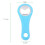 Dog Bone Shaped Bottle Opener, Comfortable Grip, Durable Die-Cast Construction For Long Lasting Performance 2