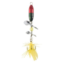 Casting Spinner Bait 10G Double Tail Propeller Lure for Trout Carp Catfish Ice Fishing