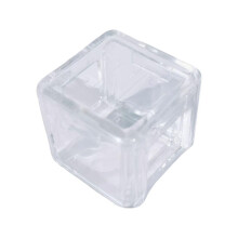 Clear Snooker Chalk Box Sturdy PP Holder Compact Pocket Size For Pool Cues Universal Maintenance Accessory