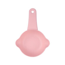 Anti-Slip Dog Food Scoop, 1 Cup Capacity, Pink, Commercial Grade Kitchen Utensil For Dogs, Puppies,