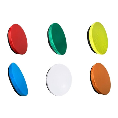 Diffuser Sock 18 Cm 7 Inch Soft Cloth Diffuser Cover For Ring Light Photography Diffuser Red 1