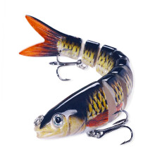 18g Multi Jointed Swimbaits 13.4cm Lure With Hook 8 Segment Design Artificial Hard Bait For Trout Long