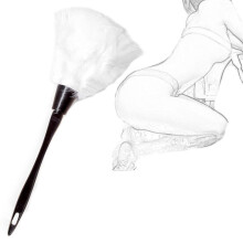 Deluxe Feather Tickler Flogger For BDSM Bondage Spanking Erotic Clit Whip Feather Fetish Sex Toy For