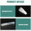 Acrylic Paint Pens 2 Pack 8mm Flat Tip Empty Refillable Clear Pens For School Office 4