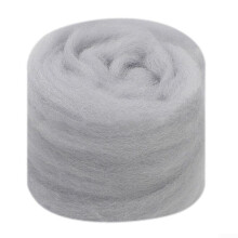 10 g Wool Fiber for Needle Felting and Textile Crafts, Ideal for DIY Projects, Soft, Versatile, Natural