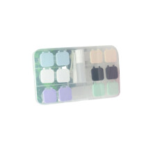 Lens Storage Set Contact Lens Case with Tweezers, Eye Care Accessories, Compact Travel Container, Durable