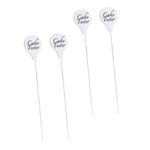 Stainless Steel Cake Probes 4-Piece Set With Slip-Handle For Cake And Cookie Doneness Testing