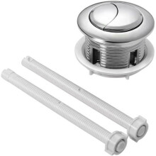 Toilet Water Tank Button 48mm Dual Button Universal Flush Valve Switch One Piece Mirror Finish Vintage