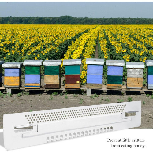 Beehive Sliding Gate with Mouse Protection for Beekeeping, Durable Travel Gate Breeding Tool, Adjustable 2