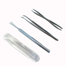 3 in 1 Tick Remover Kit Stainless Steel Tick Remover Tweezers Tools Set For Pets Dogs Cats And Humans